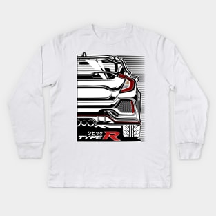 Civic Type R FK8 Kids Long Sleeve T-Shirt